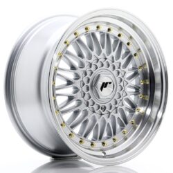 Janta aliaj 17" JR Wheels JR9 17x8,5 ET20 4x100/108 Silver w/ Machined Lip