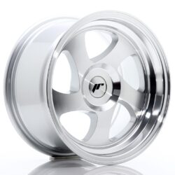 Janta aliaj 15'' JR Wheels JR15 15x8 ET20 BLANK Silver Machined Face