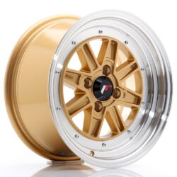 Janta aliaj 15'' JR Wheels JR31 15x7.5 ET20 4x100 Gold w/ Machined Lip