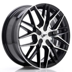 Janta aliaj 17" JR Wheels JR28 17x8 ET25-40 BLANK Gloss Black Machined Face