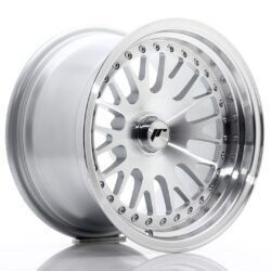 Janta aliaj 15'' JR Wheels JR10 15x9 ET0-20 BLANK Silver Machined Face