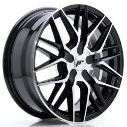 Janta aliaj 17" JR Wheels JR28 17x7 ET20-45 BLANK Gloss Black Machined Face