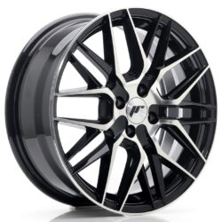 Janta aliaj 17" JR Wheels JR28 17x7 ET40 4x100 Gloss Black Machined Face