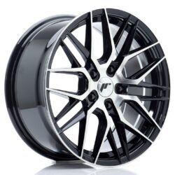 Janta aliaj 17" JR Wheels JR28 17x8 ET40 5x112 Gloss Black Machined Face