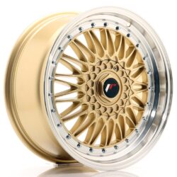 Janta aliaj 18" JR Wheels JR9 18x8 ET40 5x112/120 Gold w/ Machined Lip