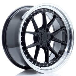 Janta aliaj 19'' JR Wheels JR39 19x8,5 ET15-35 5H BLANK Gloss Black w/ Machined Lip