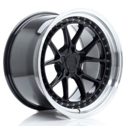 Janta aliaj 18" JR Wheels JR39 18x10,5 ET15-22 5H BLANK Gloss Black w/ Machined Lip