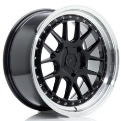Janta aliaj 18" JR Wheels JR40 18x8,5 ET15-35 5H BLANK Gloss Black w/ Machined Lip