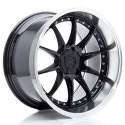 Janta aliaj 19'' JR Wheels JR41 19x11 ET12-25 5H BLANK Gloss Black w/ Machined Lip