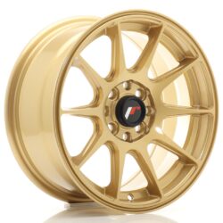 Janta aliaj 15'' JR Wheels JR11 15x7 ET30 4x100/108 Gold