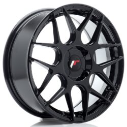 Janta aliaj 17" JR Wheels JR18 17x7 ET20-40 4H BLANK Gloss Black