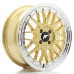 Janta aliaj 16" JR Wheels JR23 16x7 ET40 4x100 Gold w/ Machined Lip