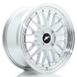 Janta aliaj 17" JR Wheels JR23 17x8 ET20-45 4H BLANK Hyper Silver w/ Machined Lip