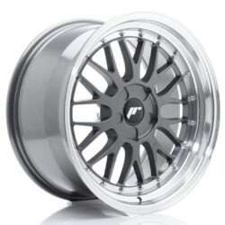 Janta aliaj 18" JR Wheels JR23 18x9,5 ET20-48 5H BLANK Hyper Gray w/ Machined Lip