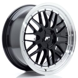 Janta aliaj 19'' JR Wheels JR23 19x8 ET20-40 5H BLANK Gloss Black w/ Machined Lip