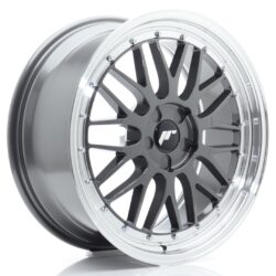 Janta aliaj 19'' JR Wheels JR23 19x8 ET20-40 5H BLANK Hyper Gray w/ Machined Lip