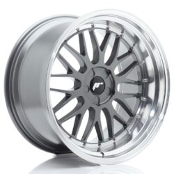 Janta aliaj 20" JR Wheels JR23 20x10,5 ET15-25 5H BLANK Hyper Gray w/ Machined Lip