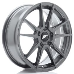 Janta aliaj 17" JR Wheels JR21 17x7 ET40 5x100 Hyper Gray