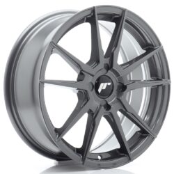 Janta aliaj 17" JR Wheels JR21 17x7 ET20-40 4H BLANK Hyper Gray