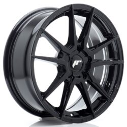 Janta aliaj 17" JR Wheels JR21 17x7 ET20-40 5H BLANK Gloss Black