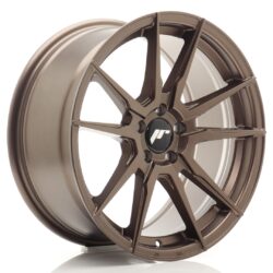 Janta aliaj 17" JR Wheels JR21 17x8 ET35 5x100 Matt Bronze