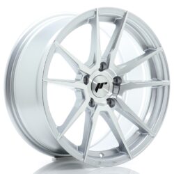 Janta aliaj 17" JR Wheels JR21 17x8 ET35 5x100 Silver Machined Face