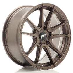 Janta aliaj 17" JR Wheels JR21 17x8 ET20-35 5H BLANK Matt Bronze