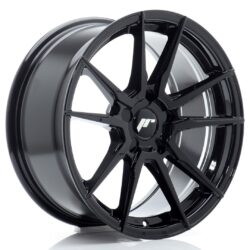 Janta aliaj 17" JR Wheels JR21 17x9 ET20-45 5H BLANK Gloss Black