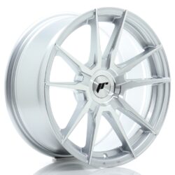 Janta aliaj 17" JR Wheels JR21 17x9 ET20-45 BLANK Silver Machined Face