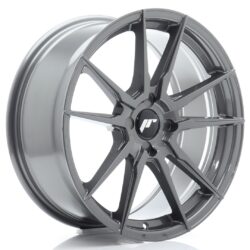 Janta aliaj 18" JR Wheels JR21 18x8 ET20-40 4H BLANK Hyper Gray