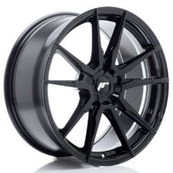 Janta aliaj 19'' JR Wheels JR21 19x8 ET20-40 5H BLANK Gloss Black