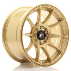 Janta aliaj 15'' JR Wheels JR11 15x8 ET25 4x100/108 Gold