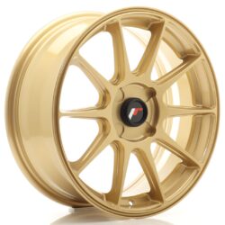 Janta aliaj 17" JR Wheels JR11 17x7 ET20-38 4H BLANK Gold