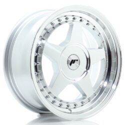Janta aliaj 16" JR Wheels JR6 16x7 ET20-35 BLANK Silver Machined Face