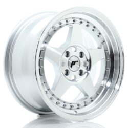 Janta aliaj 16" JR Wheels JR6 16x8 ET30 4x100 Silver Machined Face
