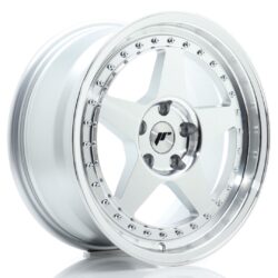 Janta aliaj 17" JR Wheels JR6 17x8 ET35 5x112 Silver Machined Face