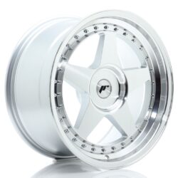 Janta aliaj 18" JR Wheels JR6 18x9,5 ET20-40 BLANK Silver Machined Face