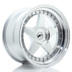 Janta aliaj 18" JR Wheels JR6 18x10 ET0-25 BLANK Silver Machined Face