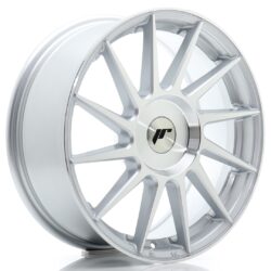 Janta aliaj 17" JR Wheels JR22 17x7 ET20-40 BLANK Silver Machined Face