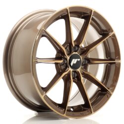 Janta aliaj 15'' JR Wheels JR37 15x7 ET38 4x100 Platinum Bronze
