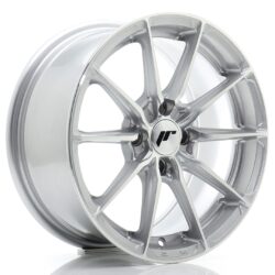 Janta aliaj 15" JR Wheels JR37 15x7 ET38 4x100 Silver Machined Face