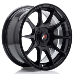 Alternative view of Janta aliaj 15" JR Wheels JR11 15x7 ET30 4H BLANK Gloss Black