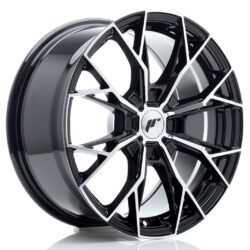Janta aliaj 17" JR Wheels JR49 17x8 ET20-40 4H BLANK Gloss Black Machined Face