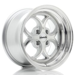 Janta aliaj 15'' Klutch SL2 15x8,5 ET17 4x100 Silver Machined Face