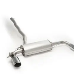 Toba sport REMUS set pentru BMW/Mini - F40 F56 F60 Rear Silencer | 2x 102mm Chrome Straight Cut Tips (#1)