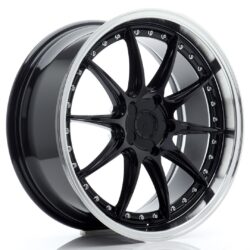 Janta aliaj 19'' JR Wheels JR41 19x8,5 ET15-35 5H BLANK Gloss Black w/ Machined Lip
