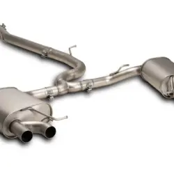 Toba sport REMUS sistem GPF-Back pentru Seat Leon 5F 3 Cupra ST 'R' 4x 100mm Titanium Black Tips