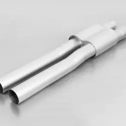 Alternative view of Toba sport REMUS sistem Cat-Back stanga/dreapta pentru Mustang VI S550 5.0l V8 Cat-Back | 2x 102mm Black Chrome Straight Cut Tips