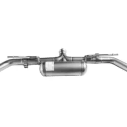 Toba sport REMUS pentru VW Golf 8 CD GTI GPF-Back Front Section + Resonated | 2x GT Black Tips