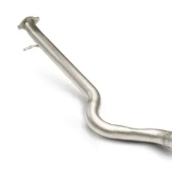 Alternative view of Toba sport REMUS sistem GPF-Back Racing centrat pentru Toyota Yaris Tailpipe Set 115mm angled chromed